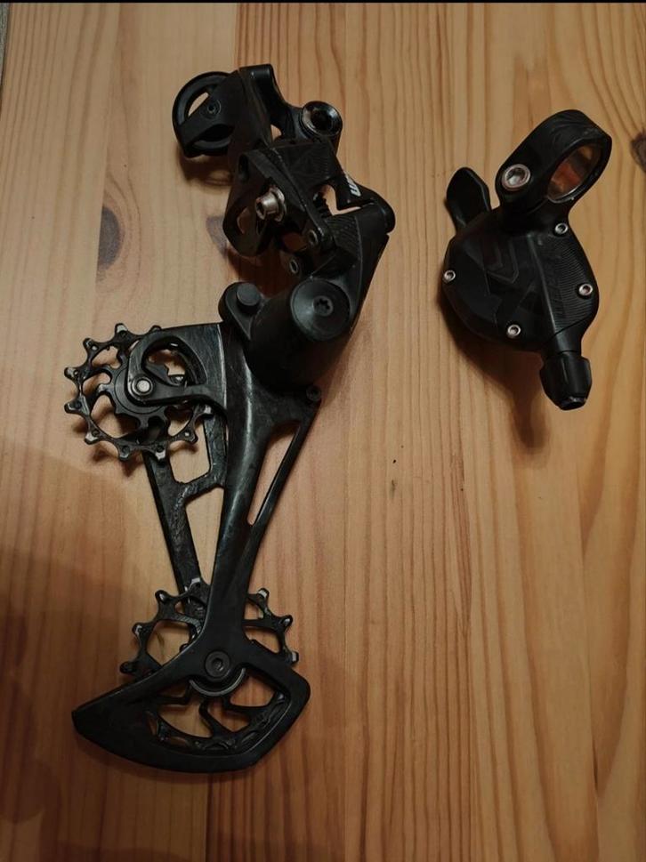 Dérailleur+ shifter SRAM SX, Fietsen en Brommers, Fietsonderdelen, Gebruikt, Mountainbike, Derailleur of Ketting, Ophalen
