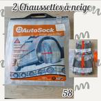 Chaussettes à neige pour pneus AutoSock-58, Auto diversen, Sneeuwkettingen, Nieuw, Ophalen of Verzenden