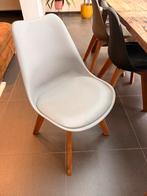 6 stoelen, Huis en Inrichting, Stoelen, Ophalen, Kunststof, Gebruikt, Grijs