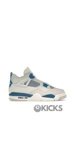 Jordan 4 military bleu (2024) maat 45 en maat 46, Baskets, Jordan, Enlèvement ou Envoi, Blanc