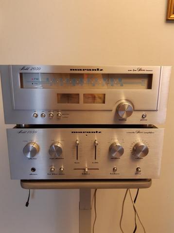 Marantz 1050 versterker, Tuner 2050, gereviseerd, krasvrij beschikbaar voor biedingen