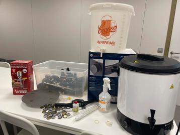 Complete brouwset in topstaat voor hobbybrouwer beschikbaar voor biedingen