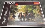 Puzzel Paarden 1000 stukjes, Hobby en Vrije tijd, Ophalen of Verzenden, 500 t/m 1500 stukjes, Gebruikt, Legpuzzel