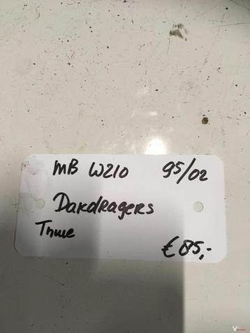 Mercedes W210 set Dakdragers merk thule 1995/2002 beschikbaar voor biedingen