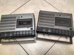 2 Vintage Philips cassette spelers 1 werkt, Audio, Tv en Foto, Gebruikt, Ophalen of Verzenden