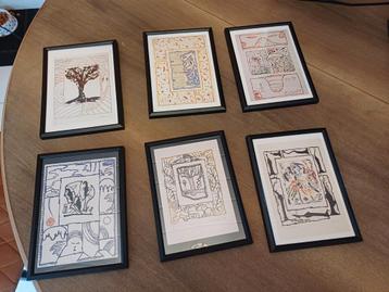 Art cards Alechinsky  beschikbaar voor biedingen