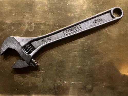 Vintage Dowidat 88 10 " Adjustable wrench shifter Germany, Antiek en Kunst, Antiek | Gereedschap en Instrumenten, Ophalen of Verzenden