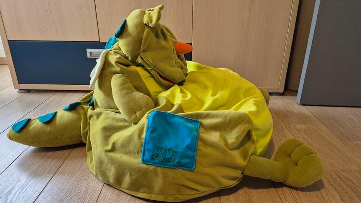 Zitzak Walter de draak Lilliputiens, Kinderen en Baby's, Kinderkamer | Inrichting en Decoratie, Zo goed als nieuw, Ophalen