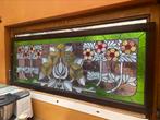 glasraam art deco uit Barcelona, Ophalen