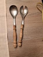 Vintage slabestek, Huis en Inrichting, Keuken | Bestek, Ophalen of Verzenden, Zo goed als nieuw, Hout, Bestekset