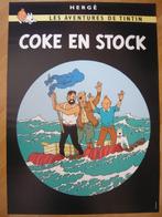 affiche tintin coke en stock, Collections, Enlèvement ou Envoi, Neuf
