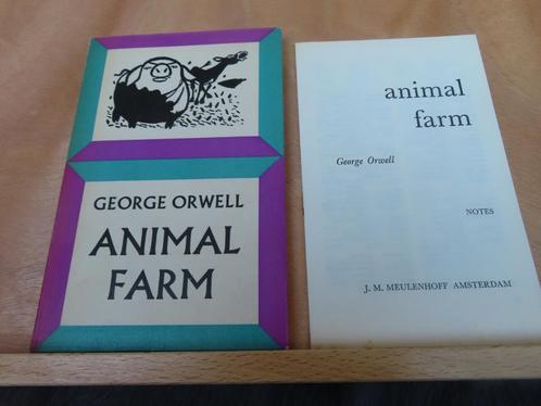 Animal Farm – George Orwell  met extra (“ Notes “ vertaling, Boeken, Avontuur en Actie, Zo goed als nieuw, Ophalen of Verzenden