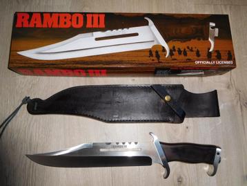 RAMBO knife Rambo 3 Standard Edition met houten handgreep beschikbaar voor biedingen