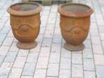 vasque ou vase( 2 ) en fonte rouillé , haut 45 cm, Enlèvement, Neuf