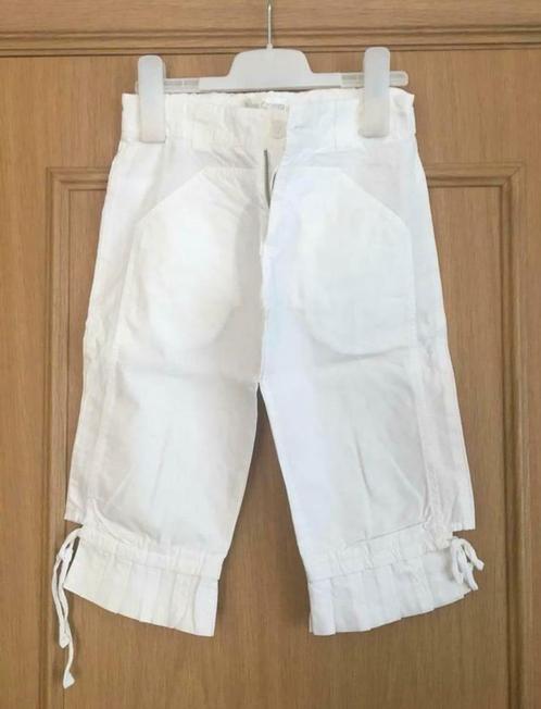 Witte broek Blue Queen Maat 116, Kinderen en Baby's, Kinderkleding | Maat 116, Zo goed als nieuw, Meisje, Ophalen of Verzenden