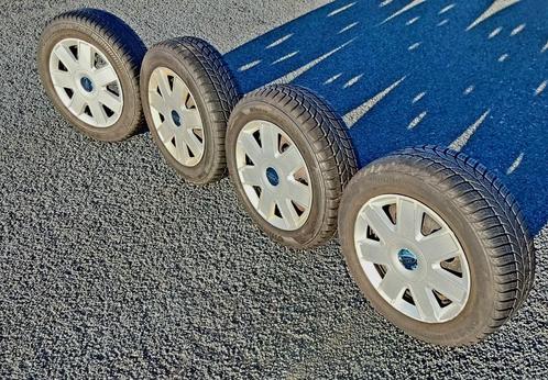 4 bons pneus hiver 165/65-13 pour Ford Ka, entraxe 4x108, Auto-onderdelen, Banden en Velgen, Banden en Velgen, Winterbanden, 13 inch