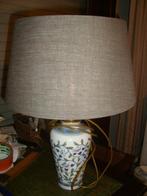 Vintage lamp met porseleinen lampvoet., Ophalen
