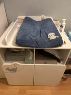 Table à langer + matelas à langer, Kinderen en Baby's, Kinderkamer | Commodes en Kasten, Ophalen, Zo goed als nieuw