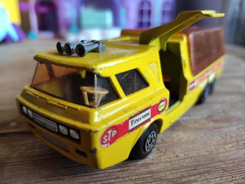 Matchbox Super Kings K-7 Racing Car Transporter Truck 70s, Hobby en Vrije tijd, Modelauto's | Overige schalen, Gebruikt, Bus of Vrachtwagen