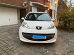 Peugeot 107 1.0i benzine 1 hand laag km104.000km, Auto's, Testrit aan huis, Wit, Bedrijf, Grijs