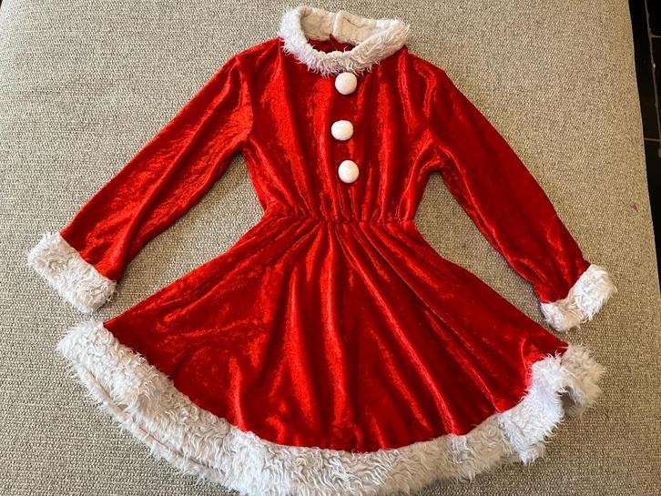 Kerstkleedje/jurk maat ongeveer 128, Kinderen en Baby's, Kinderkleding | Maat 128, Gebruikt, Meisje, Overige typen, Ophalen of Verzenden