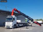 Volvo FH 500 8X2 NEW! Palfinger PK92002 SH 8+6 JIB Crane Kra, Auto's, Automaat, Stof, Euro 6, Wit