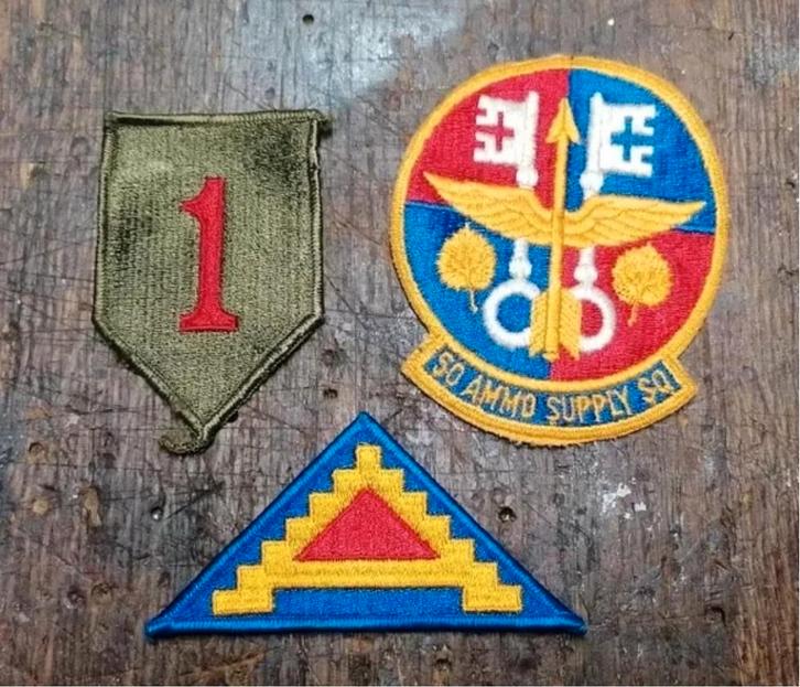 Amerikaanse militaire patch uit de ww2 in Vietnam Korea, Verzamelen, Militaria | Tweede Wereldoorlog, Overige soorten, Embleem of Badge