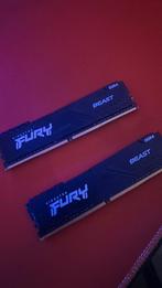 Barrette de ram kingston fury 2x8gb ddr4, Computers en Software, RAM geheugen, Ophalen, Gebruikt, DDR4, 8 GB