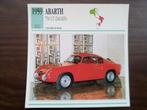 Abarth, Asa, Autobianchi, Bertone, Bizzarini, Bugatti,Cizeta, Collections, Enlèvement ou Envoi, Comme neuf, Voitures