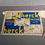 Oude affiche / poster - Herck - Winterslag / Waremme, Ophalen of Verzenden