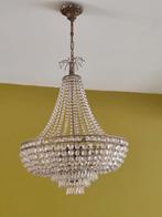 kristallen luster, Huis en Inrichting, Ophalen, Gebruikt, Overige materialen, Antiek