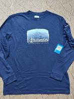 Heren t-shirt met lange mouwen. Maat 2XL., Nieuw, Blauw, Ophalen of Verzenden, Columbia