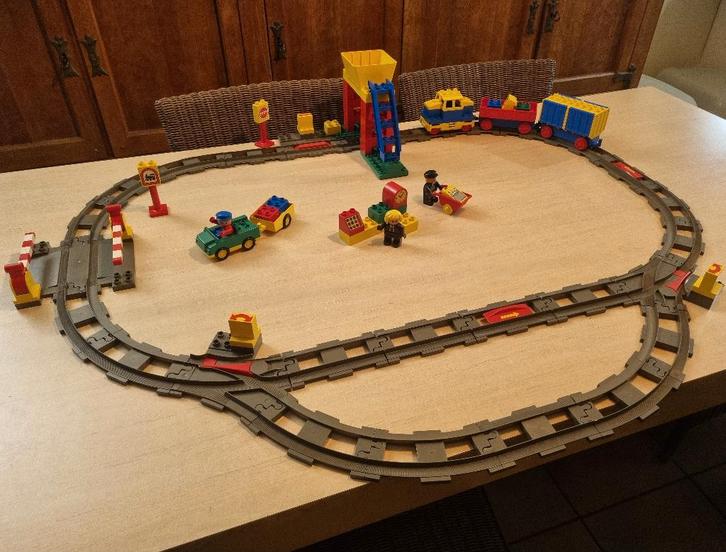 Vintage Duplo Set 2745 Deluxe Battery Cargo Train (Compleet), Kinderen en Baby's, Speelgoed | Duplo en Lego, Duplo, Complete set