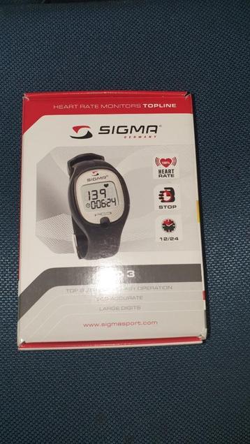 jw1239:horloge sporthorloge hartslagmeter: De Sigma PC 3, Sport en Fitness, Hartslagmeters, Ophalen of Verzenden, Zo goed als nieuw