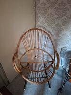 Vintage rotan stoel, Tuin en Terras, Tuinstoelen, Ophalen, Rotan