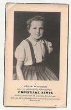 Christiane AERTS Vermeiren Hoogstraten 1944 Wilrijck 1956, Collections, Images pieuses & Faire-part, Envoi, Image pieuse