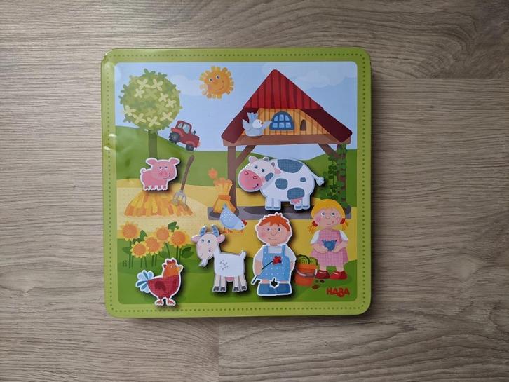 HABA magneetspeldoos Peter en Paulines boerderij, Kinderen en Baby's, Speelgoed | Educatief en Creatief, Gebruikt, Ophalen