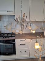 Plafondlamp en vloerlamp te koop, Ophalen, Zo goed als nieuw, Metaal