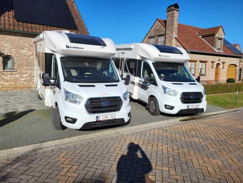 2 nieuwe campers/ motorhomes  te huur, Caravans en Kamperen, Mobilhomes, Particulier, Half-integraal, tot en met 4, Ford, Diesel