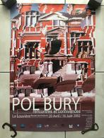 Affiche Pol Bury, expo. La Louvière en 2002, dédicacée !, Autres sujets/thèmes, Utilisé, Enlèvement ou Envoi, Rectangulaire vertical