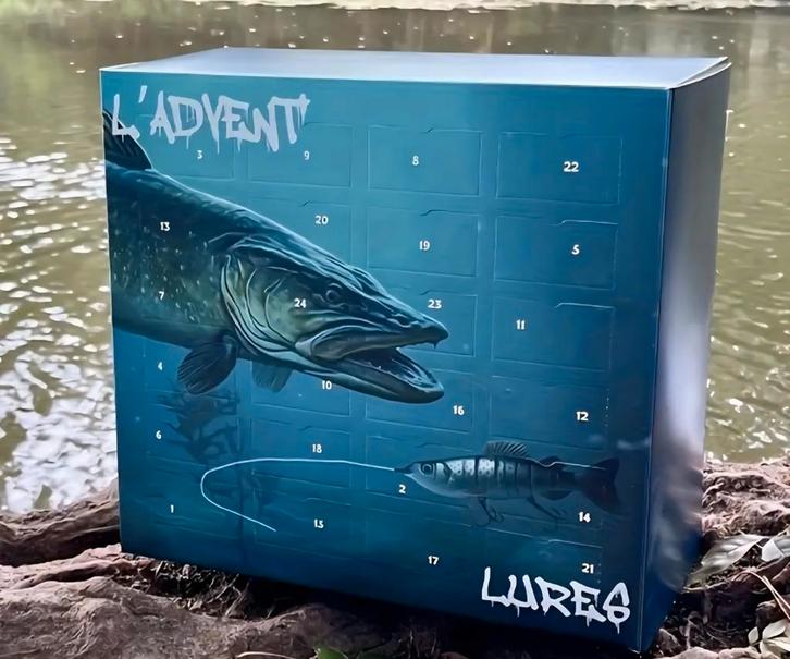 Mysterybox 24 days countdown, Watersport en Boten, Hengelsport | Roofvissen, Zo goed als nieuw, Ophalen of Verzenden