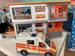 Hôpital playmobile complet plus ambulance, Comme neuf, Ensemble complet