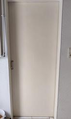 schuifdeur 202 cm hoog op 86 cm breed - met rail bovenaan, Doe-het-zelf en Bouw, Gebruikt, Overige typen, 150 tot 225 cm, Hout
