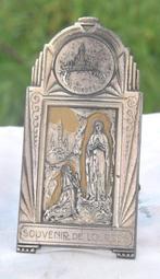 souvenir de lourdes en métal a poser, Antiek en Kunst, Ophalen of Verzenden