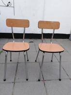 2 chaises vintage en formica, Huis en Inrichting, Stoelen, Ophalen