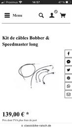 Câble de commande prolongation triumph bobber/Speedmaster
