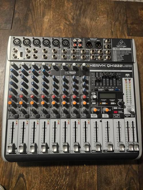Behringer Xenyx QX1222USB, Muziek en Instrumenten, Mengpanelen, Zo goed als nieuw, Ophalen of Verzenden