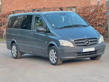 Mercedes Vito 116d 2.2CDI 5place Double Cab AvantGarde, Autos, Cuir, Achat, Entreprise, Boîte manuelle