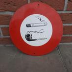 Vintage Emaille bord verboden te roken, Huis en Inrichting, Ophalen of Verzenden, Zo goed als nieuw