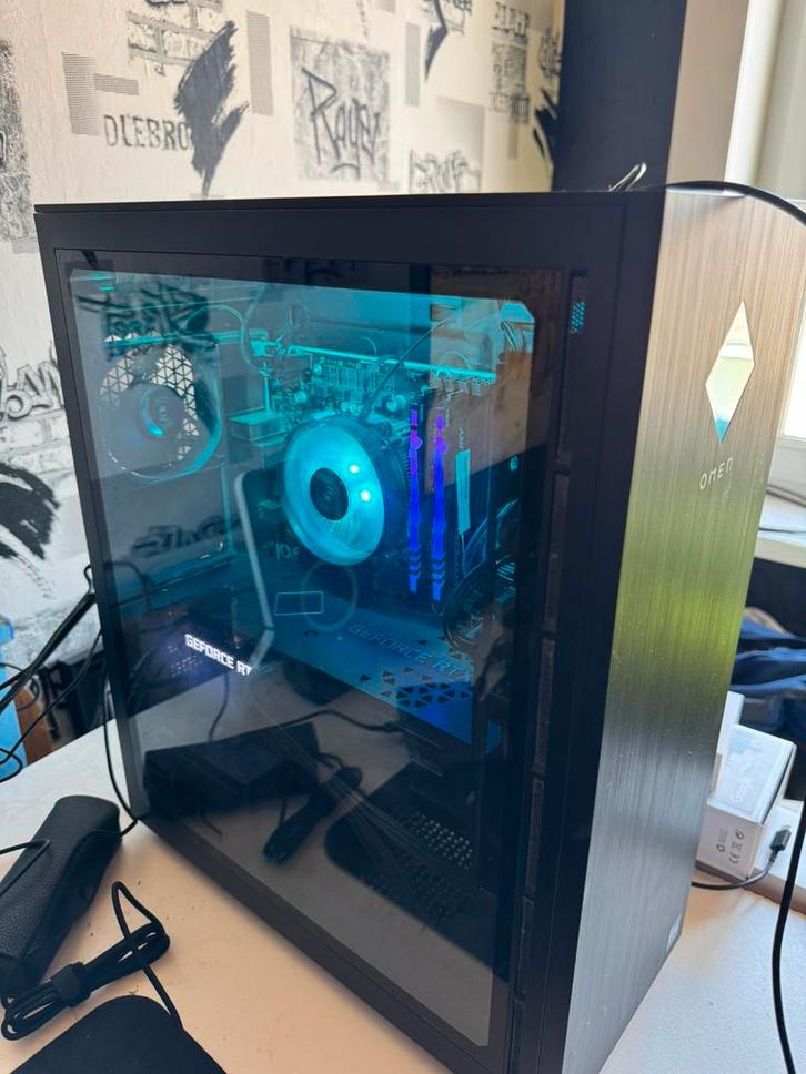 HP OMEN Desktop 2TB, Informatique & Logiciels, Ordinateurs de bureau, Comme neuf, 2 à 3 Ghz, SSD, 16 GB, Avec carte vidéo, Gaming